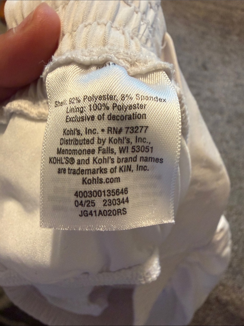 SO White Women's Athletic Shorts with Elastic Waist - Picture 6 of 6